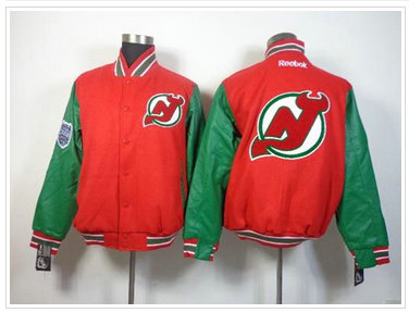 New Jersey Devils Red Stadium NHL Jacket