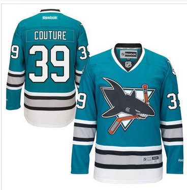 San Jose Sharks #39 Logan Couture Teal 25th Anniversary Stitched NHL Jersey San Jose Sharks #39 Logan Couture Teal 25th Anniversary Stitched NHL Jersey