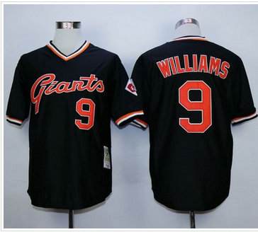 Mitchell And Ness San Francisco Giants #9 Matt Williams Black Stitched Baseball Throwback Jersey