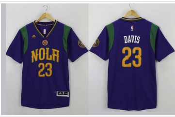 Charlotte Hornets #23 Anthony Davis Purple Pride Stitched NBA Jersey