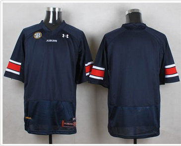 Auburn Tigers Blank Blue Stitched NCAA Jersey