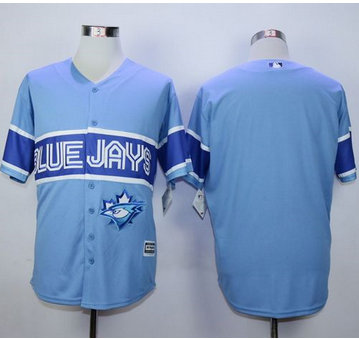 Toronto Blue Jays Blank Light Blue Exclusive New Cool Base Stitched MLB Jersey