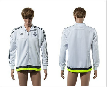 Real Madrid Soccer Jackets White