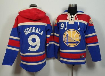 Golden State Warriors #9 Iguodala Blue Pullover NBA Hoodie