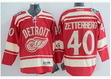 Detroit Red Wings #40 Henrik Zetterberg Red 2014 Winter Classic Stitched NHL Jersey Detroit Red Wings #40 Henrik Zetterberg Red 2014 Winter Classic Stitched NHL Jersey