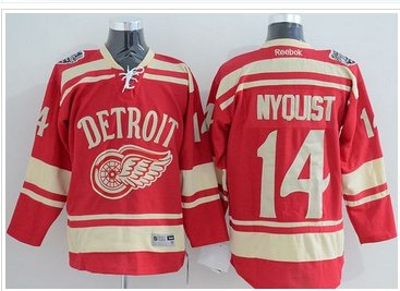 Detroit Red Wings #14 Gustav Nyquist Red 2014 Winter Classic Stitched NHL Jersey Detroit Red Wings #14 Gustav Nyquist Red 2014 Winter Classic Stitched NHL Jersey