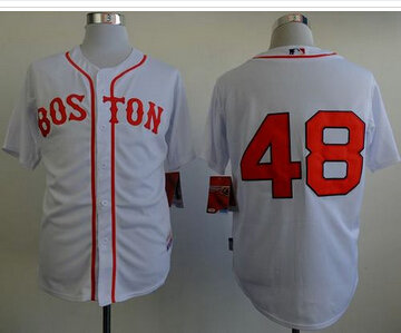 Boston Red Sox #48 Pablo Sandoval White Cool Base Stitched MLB Jersey Boston Red Sox #48 Pablo Sandoval White Cool Base Stitched MLB Jersey