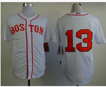 Boston Red Sox #13 Hanley Ramirez New White Cool Base Stitched MLB Jersey Boston Red Sox #13 Hanley Ramirez New White Cool Base Stitched MLB Jersey