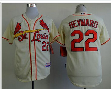 St. Louis Cardinals #22 Jason Heyward Cream Cool Base Stitched MLB Jersey