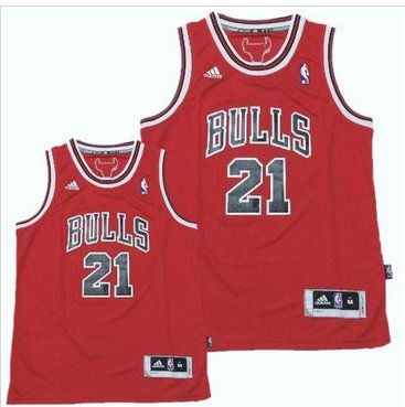 Youth NBA Bulls #21 Jimmy Butler Red Revolution 30 Stitched Jersey
