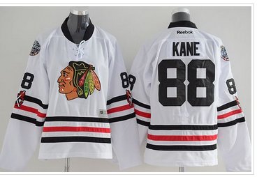 Youth NHL Blackhawks #88 Patrick Kane White 2015 Winter Classic Stitched Jersey