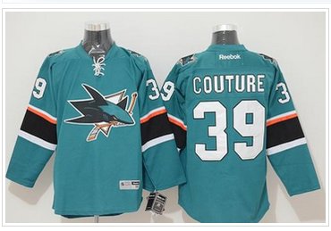 San Jose Sharks #39 Logan Couture Teal Stitched NHL Jersey