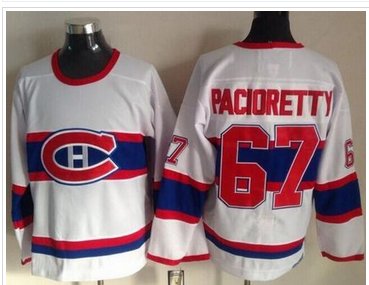 Montreal Canadiens #67 Max Pacioretty White CCM Throwback Stitched NHL Jersey