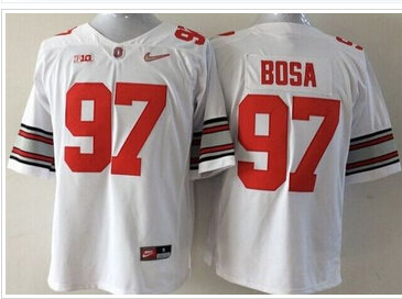 Ohio State Buckeyes #97 Joey Bosa White Diamond Quest Stitched NCAA Jersey