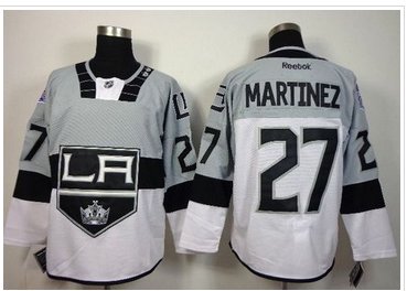 Los Angeles Kings #27 Alec Martinez White Grey 2015 Stadium Series Stitched NHL Jersey