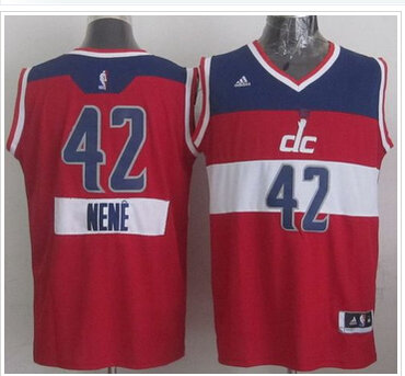 Washington Wizards #42 Nene Red 2014-15 Christmas Day Stitched NBA Jersey