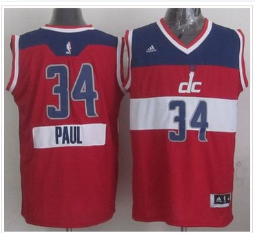Washington Wizards #34 Paul Pierce Red 2014-15 Christmas Day Stitched NBA Jersey