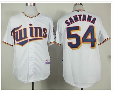 Minnesota Twins #54 Ervin Santana White Home Cool Base Stitched Baseball Jersey Minnesota Twins #54 Ervin Santana White Home Cool Base Stitched Baseball Jersey