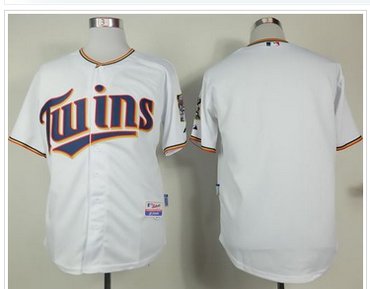 Minnesota Twins Blank White Home Cool Base Stitched Baseball Jersey Minnesota Twins Blank White Home Cool Base Stitched Baseball Jersey
