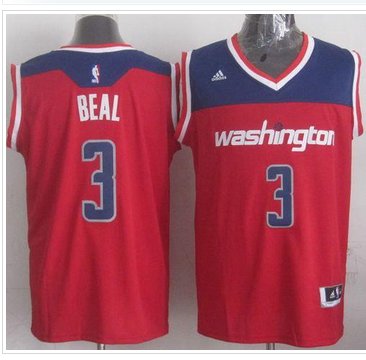 Revolution 30 Washington Wizards #3 Bradley Beal Red Stitched NBA Jersey