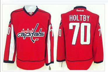 Washington Capitals #70 Braden Holtby Red Stitched NHL Jersey Washington Capitals #70 Braden Holtby Red Stitched NHL Jersey
