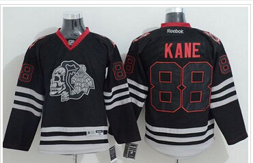 Chicago Blackhawks #88 Patrick Kane Black Ice Stitched NHL Jersey