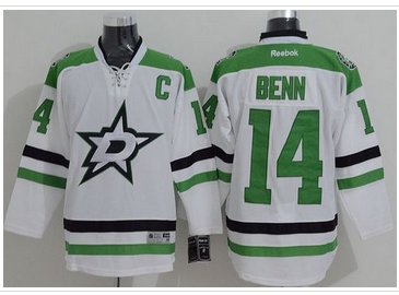 Dallas Stars #14 Jamie Benn New White Stitched NHL Jersey