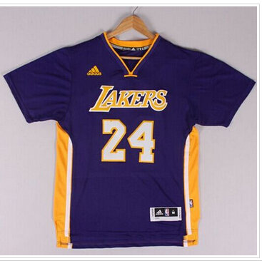 Los Angeles Lakers #24 Kobe Bryant New Purple Alternate Stitched NBA Jersey