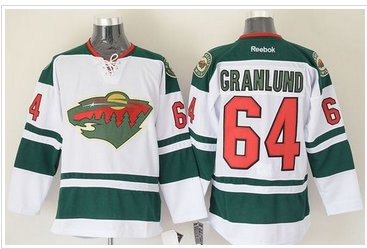 Minnesota Wild #64 Mikael Granlund White Stitched NHL Jersey Minnesota Wild #64 Mikael Granlund White Stitched NHL Jersey