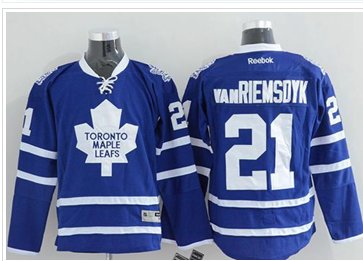 Toronto Maple Leafs #21 James Van Riemsdyk Blue Stitched NHL Jersey