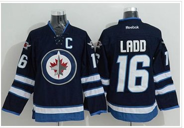 Winnipeg Jets #16 Andrew Ladd Stitched Dark Blue 2011 Style NHL Jersey