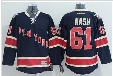 New York Rangers #61 Rick Nash Dark Blue Third Stitched NHL Jersey