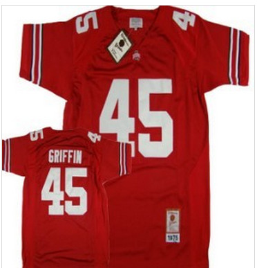 Ohio State Buckeyes #45 Griffin Red Jersey