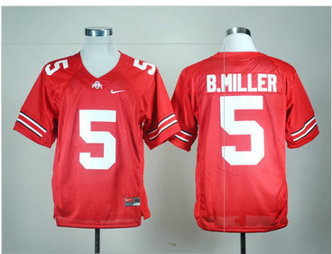 Nike Ohio State Buckeyes Baxton Miller 5 Red College Football Jerseys