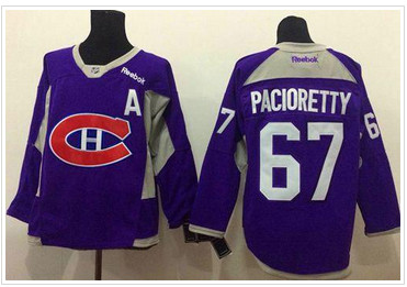 Montreal Canadiens #67 Max Pacioretty Purple Practice Stitched NHL Jersey Montreal Canadiens #67 Max Pacioretty Purple Practice Stitched NHL Jersey