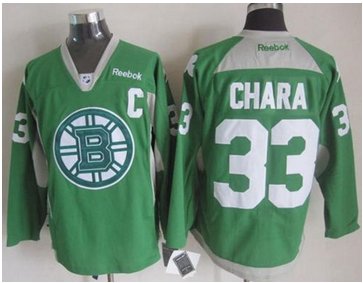 Boston Bruins #33 Zdeno Chara Green St. Patrick's Day Practice Stitched NHL Jersey Boston Bruins #33 Zdeno Chara Green St. Patrick's Day Practice Stitched NHL Jersey