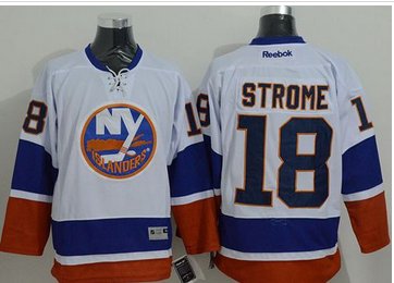New York Islanders #18 Ryan Strome White Stitched NHL Jersey New York Islanders #18 Ryan Strome White Stitched NHL Jersey
