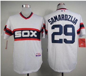 Chicago White Sox #29 Jeff Samardzija White Alternate Home Cool Base Stitched Baseball