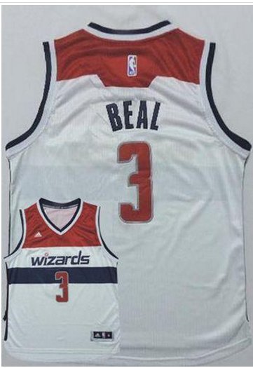 Washington Wizards #3 Bradley Beal New White Home Stitched NBA Jersey