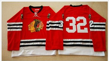 Mitchell And Ness 1960-61 Chicago Blackhawks #32 Michal Rozsival Red Stitched NHL Jersey