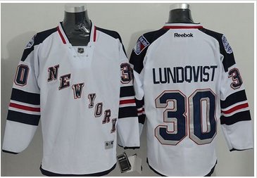 New York Rangers #30 Henrik Lundqvist White 2014 Stadium Series Stitched NHL jersey