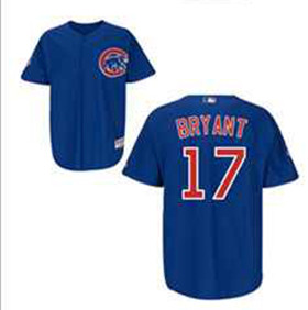 Chicago Cubs #17 kris BRYANT MLB   blue jersey