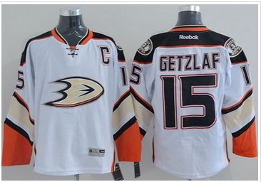 Anaheim Ducks #15 Ryan Getzlaf White New Road Stitched NHL Jersey Anaheim Ducks #15 Ryan Getzlaf White New Road Stitched NHL Jersey