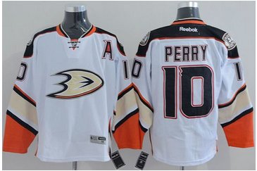 Anaheim Ducks #10 Corey Perry White New Road Stitched NHL Jersey Anaheim Ducks #10 Corey Perry White New Road Stitched NHL Jersey