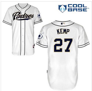 Pittsburgh Pirates #27 Matt Kemp White Cool Base Stitched Baseball Jersey