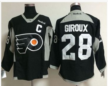 Philadelphia Flyers #28 Claude Giroux Black Practice Stitched NHL Jersey Philadelphia Flyers #28 Claude Giroux Black Practice Stitched NHL Jersey