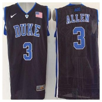 Duke Blue Devils #3 Grayson Allen Black Basketball Stitched NCAA Jersey