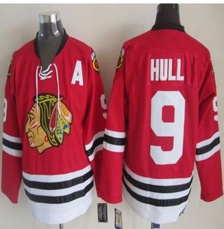 Chicago Blackhawks #9 Bobby Hull Red CCM Throwback Stitched NHL Jersey Chicago Blackhawks #9 Bobby Hull Red CCM Throwback Stitched NHL Jersey