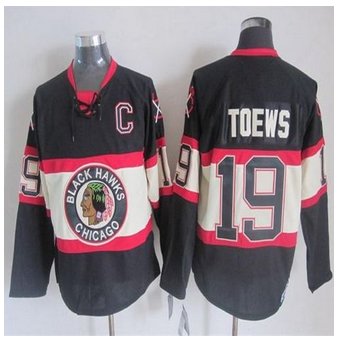 Chicago Blackhawks #19 Jonathan Toews Black Third CCM Stitched NHL Jersey Chicago Blackhawks #19 Jonathan Toews Black Third CCM Stitched NHL Jersey