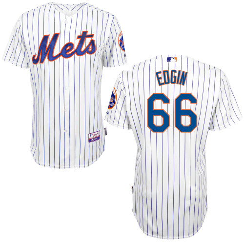 New York Mets #66 Edgin White 2015 Authentic Personalized Home Jersey